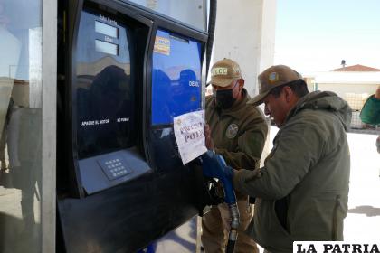 Precintan la gasolinera â€œLuciferâ€ /LA PATRIA
