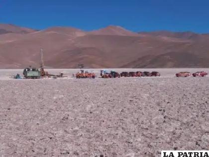 Trabajos en el Salar de Maricunga, en Chile /RRSS