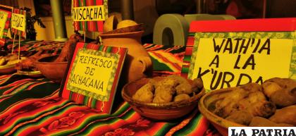 El Ayllu Bombo de Huanuni tiene cuatro variedades de wathia /LA PATRIA 
