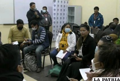 Capacitación al personal de salud /SEDES
