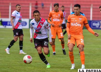Royal Pari y Nacional Potosí la última vez que jugaron en Santa Cruz empataron 2-2 el 16-07-2022/APG