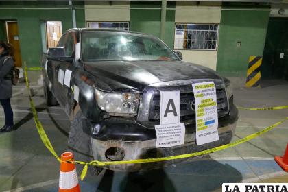 Realizarán microaspirado de la camioneta con la que Nicanor atropelló al suboficial /LA PATRIA
