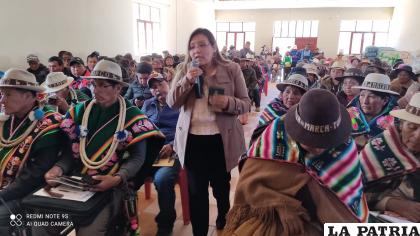 Autoridades indígenas de Turco se beneficiaron del curso taller /GENTILEZA
