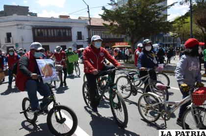 Este domingo la gente podrá utilizar la bicicleta como medio de transporte /LA PATRIA