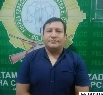 El juez aprehendido por la fuerza anticrimen /Erbol

