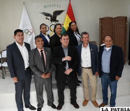 Así está conformada la nueva directiva del olimpismo boliviano /APG