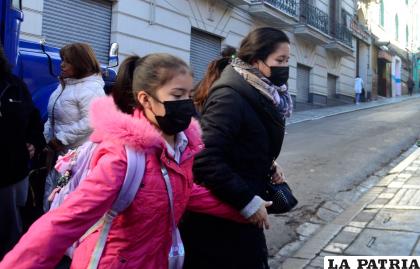 Piden llevar ropa abrigada estos días 
/ABI