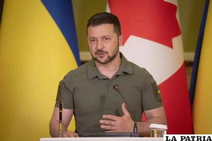 El presidente ucraniano Volodymyr Zelenskyy /AP Foto/Efrem Lukatsky