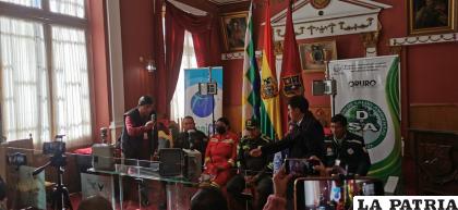 Presentación del Plan San Juan 2023, que prohíbe encendido de fogatas /LA PATRIA 
