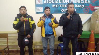 Edwin Sánchez, Maycol Blanco y Jesús Rojas, nuevos dirigentes del motociclismo /LA PATRIA