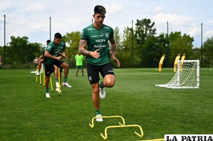 Gabriel Villamil en plana labor de preparación /Arturo Orgaz FBF
