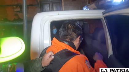 El chofer del blindado fue trasladado a Tránsito /LA PATRIA