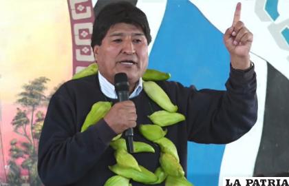 Evo Morales, jefe del MAS /RRSS