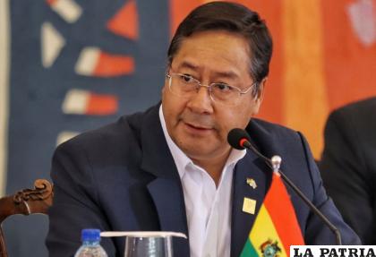 El Presidente Luis Arce /Face Oficial