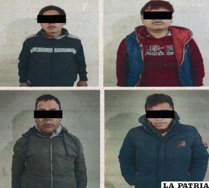 Cuatro ??tragones? fueron aprehendidos e investigados por tráfico de drogas /Cortesía
