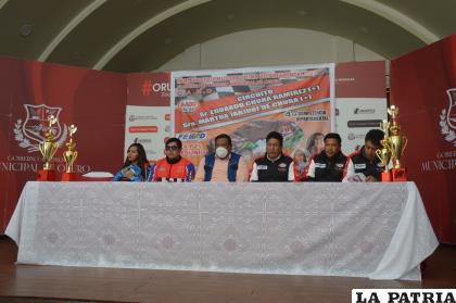 Durante la presentación de la cuarta prueba departamental de automovilismo /LA PATRIA