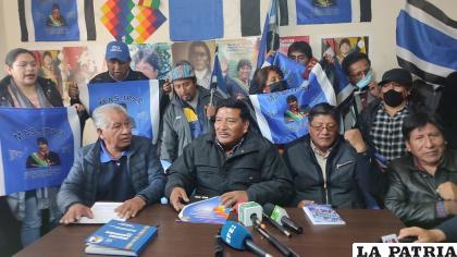 García fue observado por una facción del MAS /LA PATRIA