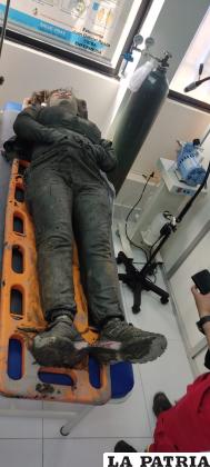Fue internada en el Hospital Walter Khon /LA PATRIA
