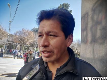 Querellante del ??caso mochilas? Severo Tórrez /LA PATRIA