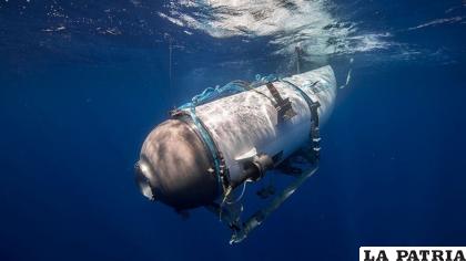 Submarino Titán en el fondo del océano /Internet