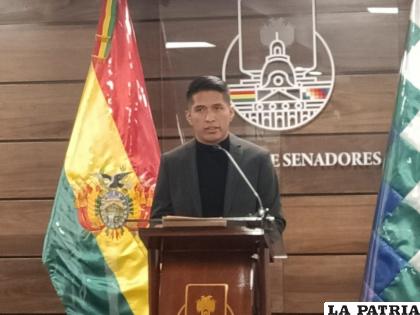 El presidente de la Cámara de Senadores, Andrónico Rodríguez /LA PATRIA