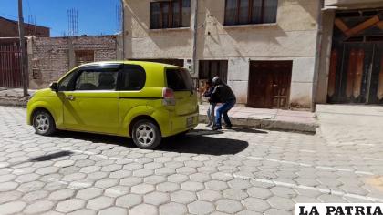 El simulacro representó el secuestro de un escolar por descuido de su madre /LA PATRIA
