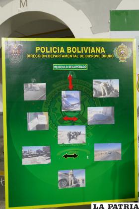 Entre el robo en Iquique y la recuperación en Oruro transcurrieron dos días /LA PATRIA
