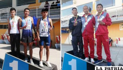 David Ninavia (800 metros) / Víctor Aguilar y Mario Flores (3.000 obstáculos)/LA PATRIA