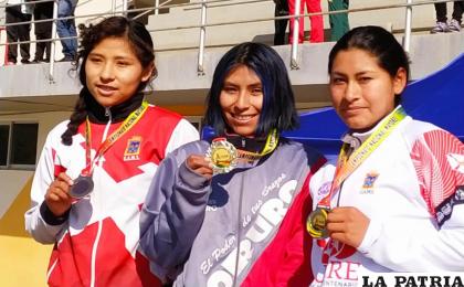 Mayra Quispe campeona nacional de Marcha /LA PATRIA