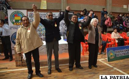 Dirigentes meritorios también fueron reconocidos /LA PATRIA