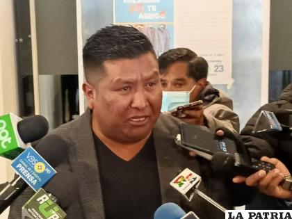 El diputado del partido gobernante, Froilán Mamani 
/LA PATRIA