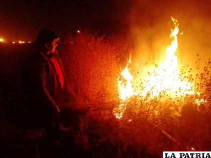 Varias fogatas fueron sofocadas durante San Juan /LA PATRIA 