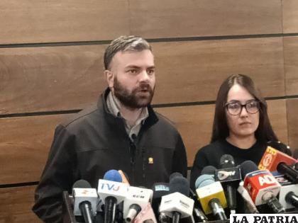 Los diputados de Comunidad Ciudadana (CC), José Manuel Ormachea y Luciana Campero /LA PATRIA