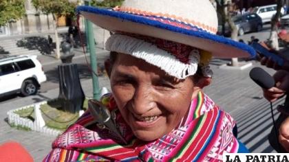 Lidia Patty, exdiputada del MAS /ANF