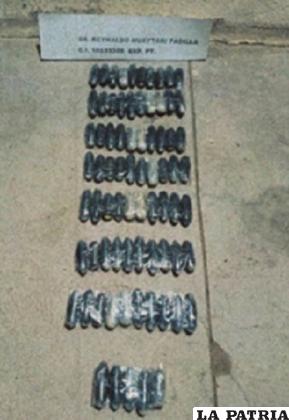 La Felcn secuestró cocaína en 347 cápsulas /Cortesía
