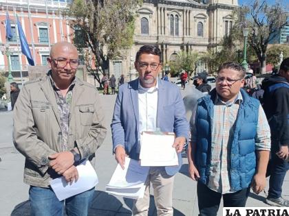 El senador de Creemos, Erick Morón /LA PATRIA