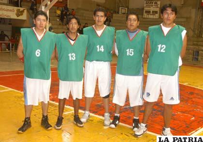 Selección de Oruro que participó en el nacional del pasado año