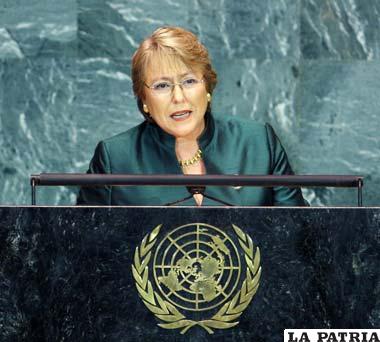 Directora de la Organización de las Naciones Unidas (ONU) Mujeres, Michelle Bachelet