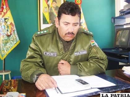 Cnl. Ramón Sepúlveda, Comandante Departamental de Policía