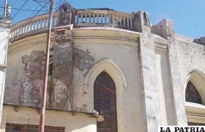 Iglesia de la Rotonda también requiere de refacción en su fachada