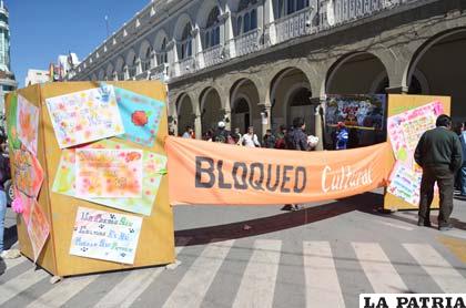 Protesta de artistas