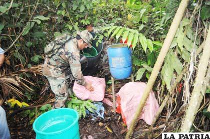 Decenas de efectivos de la Felcn, movilidades y hasta un helicóptero, se movilizaron en operativos