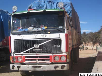 Los camiones fueron abandonados por sus dueños