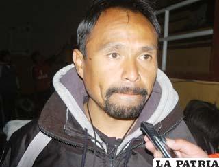 Nelson Pimentel, entrenador de la selección de Oruro