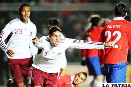 Gabriel Chichero anotó el segundo de Venezuela ante Chile
