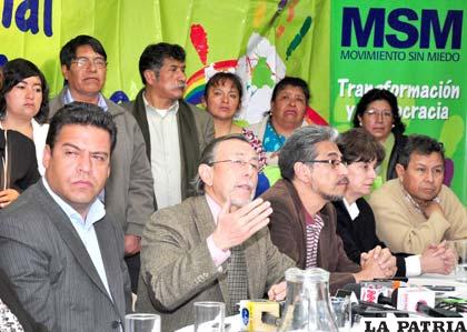 La bancada del MSM anunció una campaña para que la gente vote “no” en las elecciones judiciales