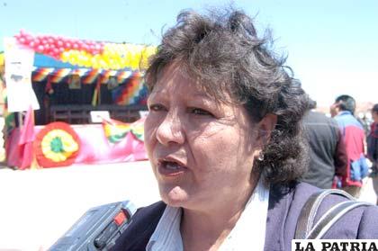 Sonia Saavedra presidenta del Comité Cívico