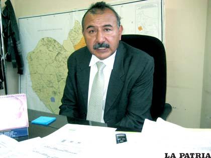 Director Departamental del Sereci, Marco Cossío Villarroel