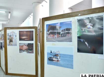 Fotografías de Antofagasta que se exponen en el salón Valerio Calles