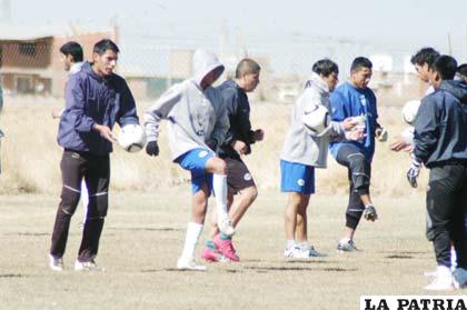 Jugadores que no fueron de la partida ante La Paz FC en el trabajo de preparación